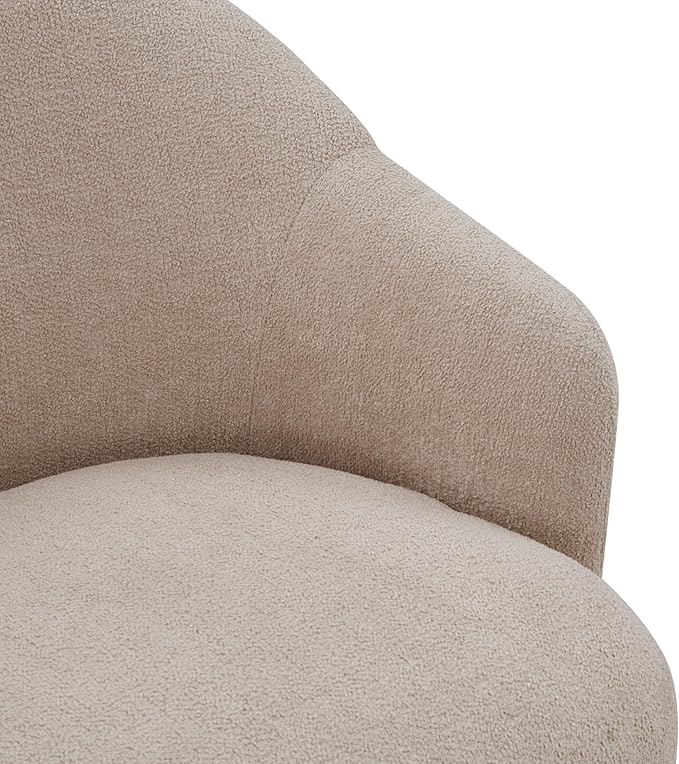 SAFAVIEH Couture Collection Peitra Oatmeal Boucle Accent Chair (Fully Assembled)