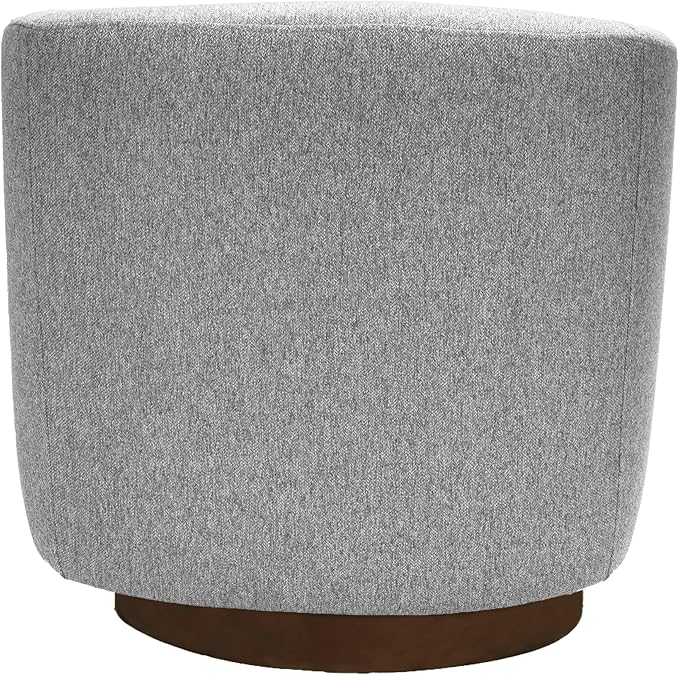 MINCETA Accent ChairModern Swivel Chairs for Living Room and Bedroom Reading with Wood BasePerformance Fabric in Gray