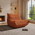 Bean Bag Chairs for Adults Floor Gaming Bean Bag Chair Memory Foam BeanBag Chair Bean Bag Sofa with Filler Faux Fur Fireside Beanbags Lazy Sofa for HomeApartment or Gaming Venue (Orange Single)