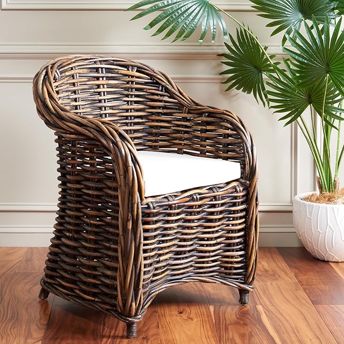 Safavieh Home Collection Nita Natural Wicker Club Chair Standard