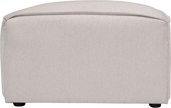 Flash Furniture Bridgetown Fabric Ottoman Module for Sectional Sofa Customizable Modular Couch Ottoman Cream