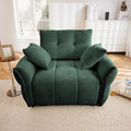 mikibama 47 Modern Oversized Sofa ChairsSingle Sofa Chair with ArmsUpholstered Deep Seat Couch Comfy Large Armchair for Living Room Bedroom Apartment OfficeChenille(Green)