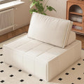 PurrJoys Modular Sectional Sofa 35 Corduroy Sofa Sleeper Deep Seat Sofa with Adjustable Backrest Small Couch for Small Spaces Living Room Bedroom ApartmentBlue Office Couch