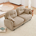 74 Modular Sectional Sofa Cloud Couch Modern Loveseat Sofa Deep Seat Sectional Couches for Living Room Comfy Chenille Couch for Small Spaces Oversized Modular Couches for BedroomCamel