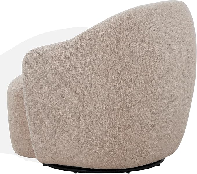 SAFAVIEH Couture Collection Peitra Oatmeal Boucle Accent Chair (Fully Assembled)