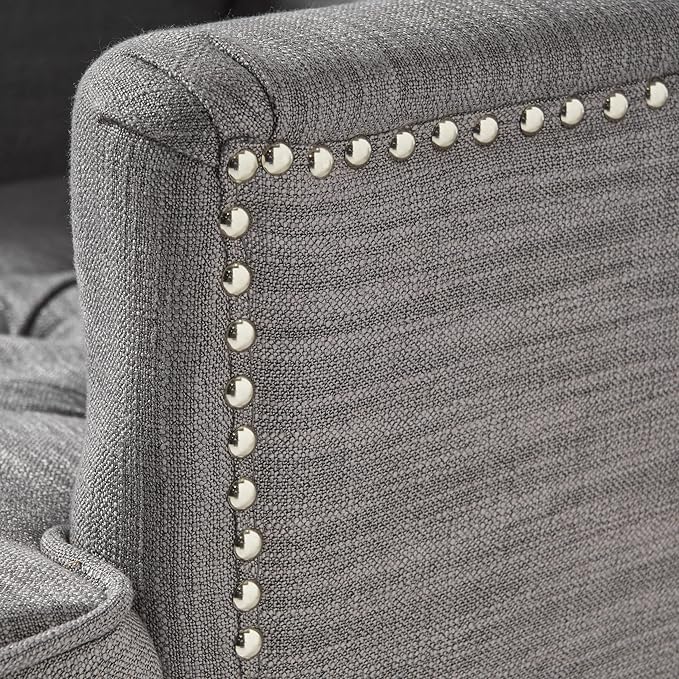 Christopher Knight Home Malone Club Chair Charcoal Grey 28D x 29.5W x 33.5H Inch