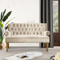 Rosevera Loveseat Sofa for Living Room - Linen Classic Beige