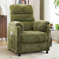 Holaki Power Recliner Chair Chenille Living Room Chairs Reading Lounge Chair Home Theater Seating with Adjustable Backrest and Footrest for Small Spaces Nursery(Green)