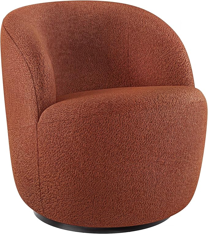 BELLEZE Modern Velvet Swivel Accent Chairs 360 Upholstered Multi-Purpose Chairs Comfortable Round Barrel Chairs for Living Room Bedroom - Slate (Set of 2) - 300 lbs Weight Capacity