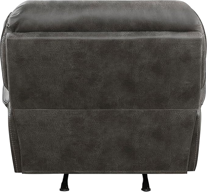 Lexicon Dorritt Mircofiber Manual Rocker Reclining Chair Gray