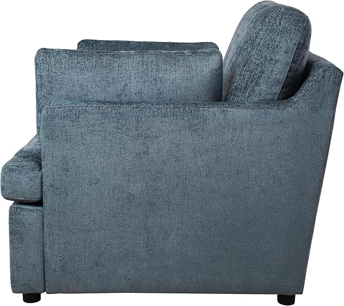 Chenille Oversized Accent Chair with Plush Armrest Cushions | Large Lounge Chair Single Sofa for Living Room Bedroom