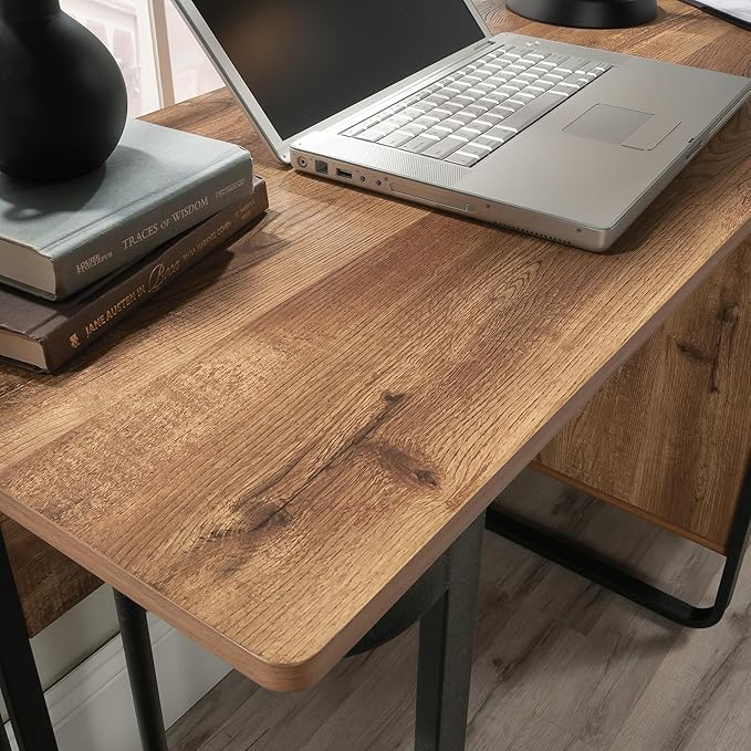 Modern Spacious Computer Desk with Smooth-Glide Drawer – Durable Home Office Desk with Full-Extension File Storage Easy Assembly for Study or Work