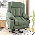 Oversize Power Lift Recliner Chair for Big and Tall with Extended Footrest Large Electric Lift Chairs 400lbs Capacity Remote Control Cup Holders &amp Side Pockets
