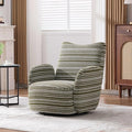 Modern Boucle Upholstered Accent Swivel Barrel ChairLeisure Club Lounge Chair with Sand-Rimmed Fabric and Metal Bracket for Living Room Bedroom Home Office (Olive Green Boucle)