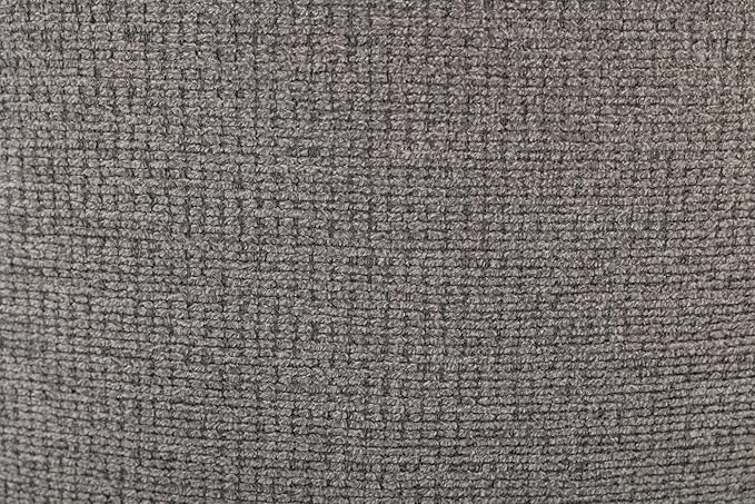 COLAMY Chenille Fabric 360 Swivel Accent Chair Set of 2 Light Gray