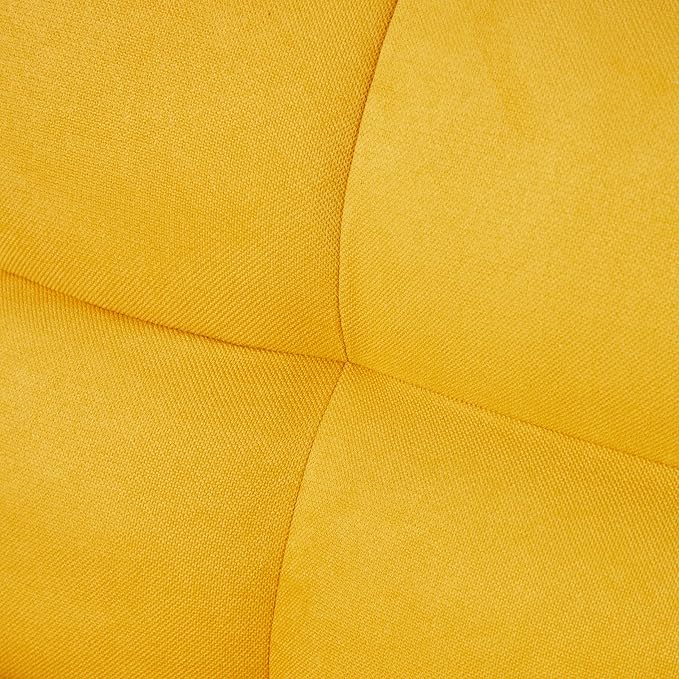 ERYE Modern Convertible Tufted Futon Sofa Bed Split Adjustable Backrest Loveseat Sofabed W/Removable Padded Armrests and Wood Legs for Living Space/Guest Room