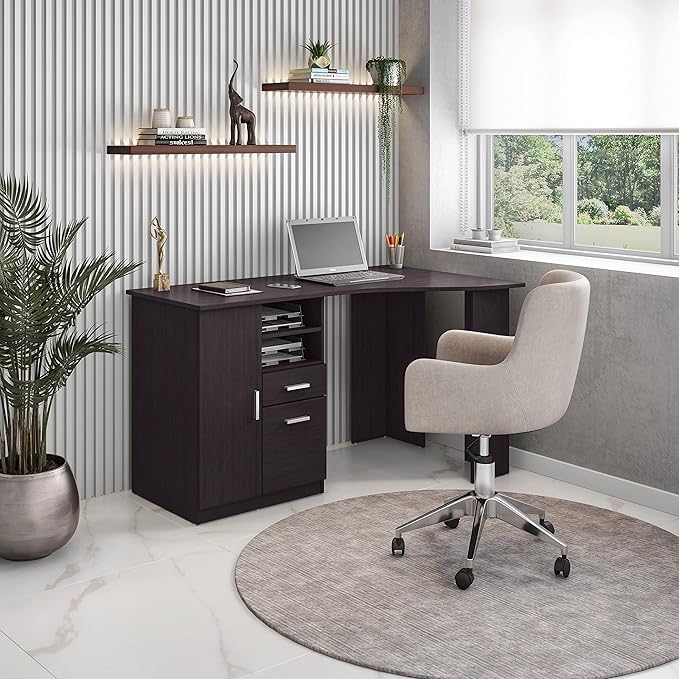Techni Mobili Classic Office Storage Computer Desk Espresso