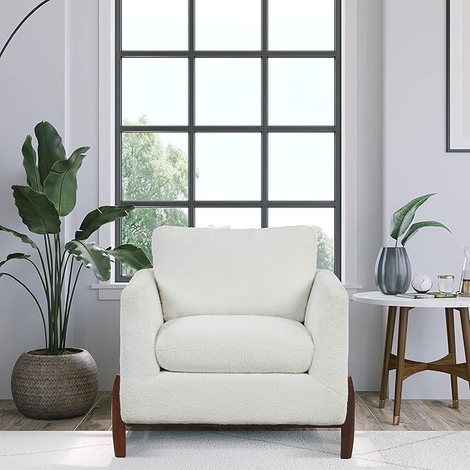 Lifestyle Solutions Venice Lounge Chair Off-White