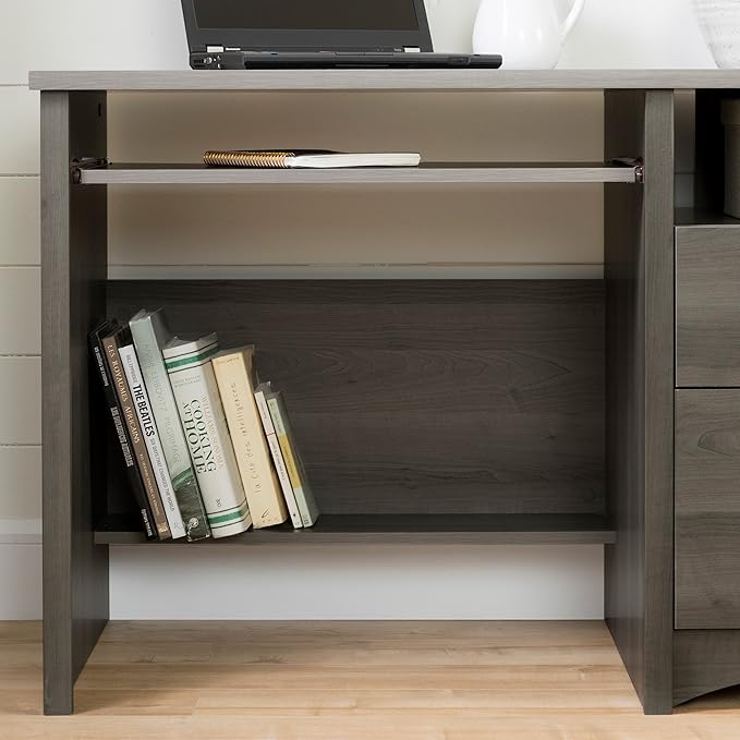 South Shore Gascony Desk Gray Maple