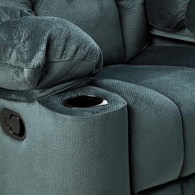 Christopher Knight Home Gannon Fabric Gliding Recliner Steel 38.5D x 42.5W x 41H in