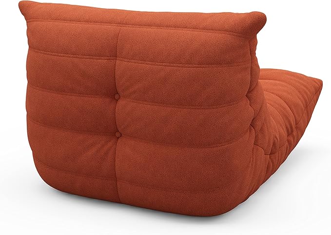 High-end Non-Compression Fireside Togo Chair Bean Bag Chair for Adults Comfy Soft Lazy Sofa Floor Lounge Chair for Bedroom Living Room Office or Lounge