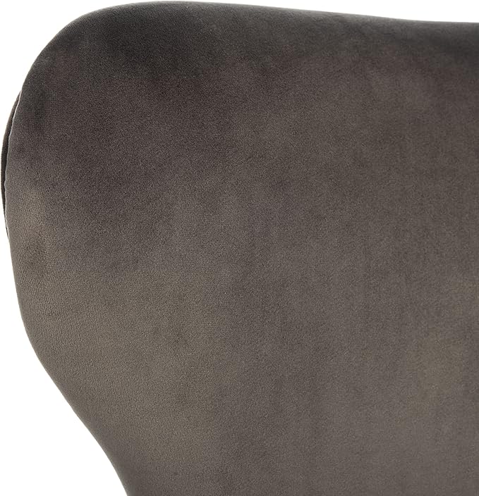 Safavieh Home Blair Retro Glam Shale Velvet and Gold Wingback Accent Chair