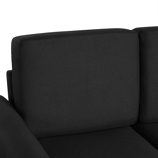 Ball &amp Cast 58 Loveseat Futon Sofa-BedConvertible Pull Out CouchLinen Upholstery Sleeper Sofa Bed with Twin Size Memory Mattress&ampUSB PortOverstuffed Back CushionChaise Lounge for Livingro
