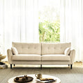 85.8 Modern Loveseat Sofa Love Seat Couches for Living Room Button Tufted Upholstered Furniture Solid &amp Easy to Install Small Couch for Bedroom Office Apartment