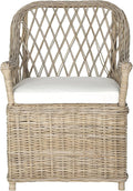 Safavieh Home Collection Maluku Soft Grey Arm Chair