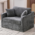 44 Modern Oversized Accent ChairsReading Chair for Bedroom BigChenille Grey Upholstered ArmchairOversized Chair for Living Room Comfy