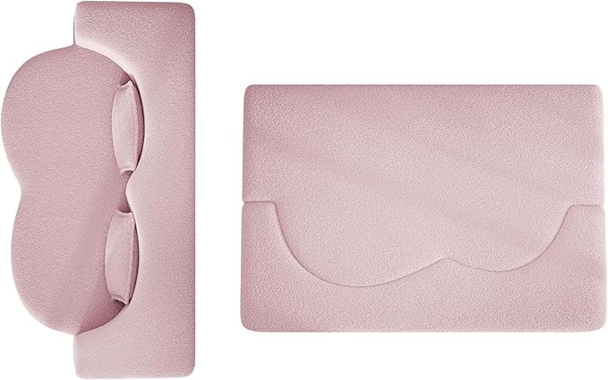 Foldable Sofa Bed2 in 1 Convertible Cloud Loveseat Sleeper Sofa BedTeddy Floor Sofa with 2 PillowsSofas &amp Couches for Living RoomGuest BedPlayroomno Assembly Required Cloud Couch (Pink)
