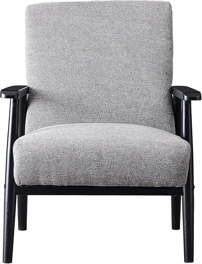 Mid-Century Retro Modern Style Leisure Chairs Retro Fabric Armchair Solid Wood armrestshigh-Value Living Room Chairs Suitable for RestaurantsStudiesbedroomsStudios
