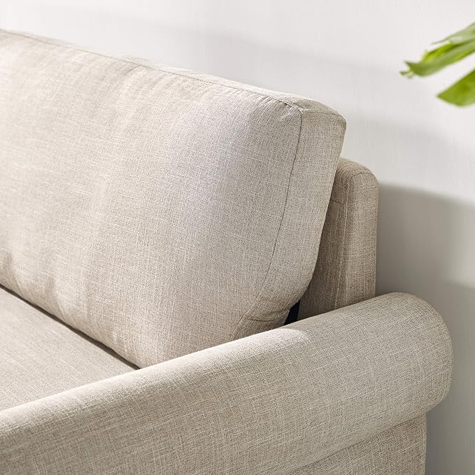 Zinus Josh Sofa Couch/Easy Tool-Free Assembly Beige