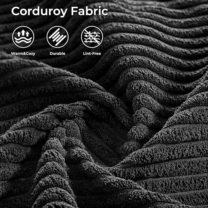 106 Cloud Sectional Couches for Living RoomL Shaped Boneless Couch with Comfy ChaiseModular Sofa with Deep Seat No Assembly RequiredBlack
