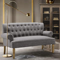 Rosevera Drennan Loveseat Sofa for Living Room Couch in a Box Sofa para Sala Love Seats Furniture Long Couches Settee Textile Gray