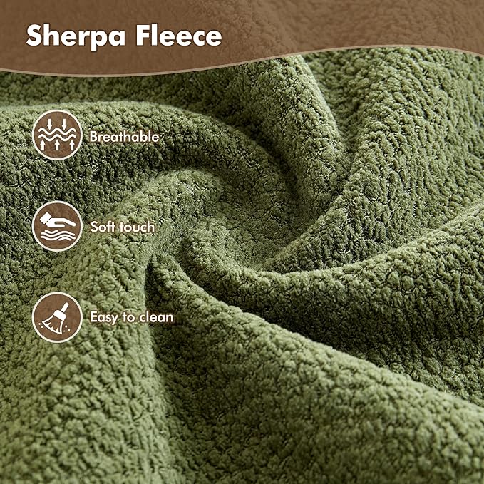 48 Oversized Chaise Lounge Indoor Upholstered Sofa Bed Sleeper Couch Reading Fluffy Plush Cloud Sofas Couches for Living RoomGreen-Velvet