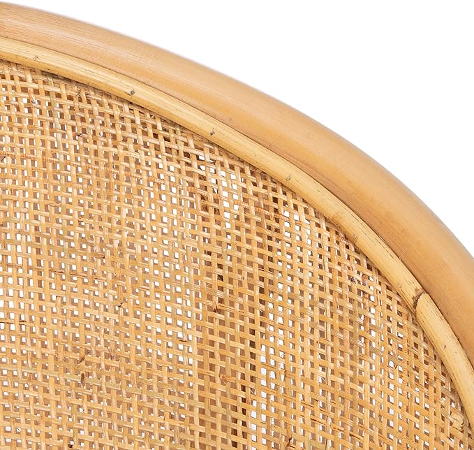 Safavieh Home Collection Dustin Rattan Cushion Accent Chair Natural/White