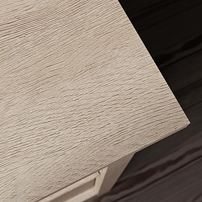 Sauder East Adara Single Pedestal Desk Cascade Oak Finish
