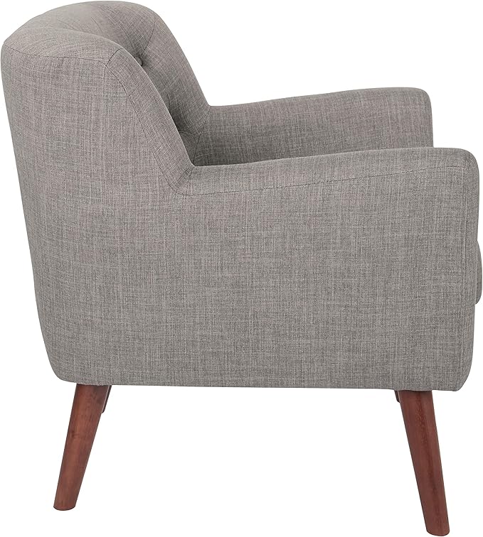 OSP Home Furnishings Arm Chair 32 x 28.63 x 31.63 Cement