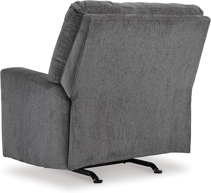 Signature Design by Ashley Rannis Casual Manual Rocker Recliner Gray