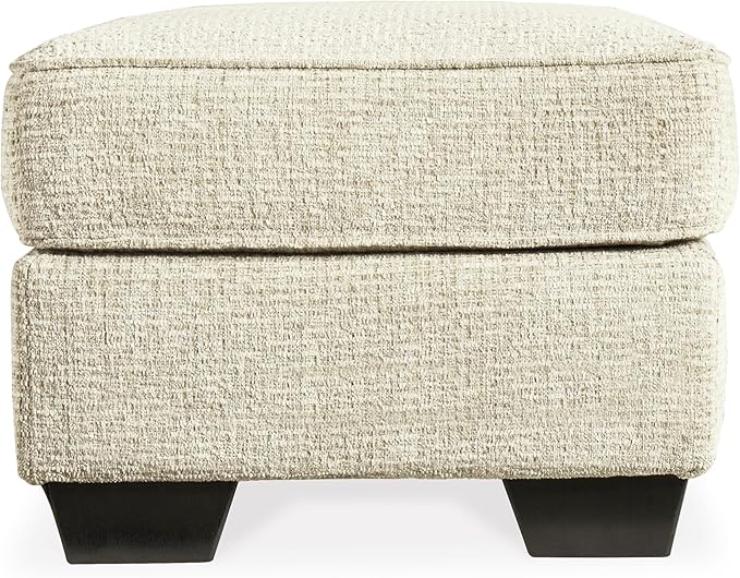 Signature Design by Ashley Monaghan Classic Upholstered Ottoman Beige