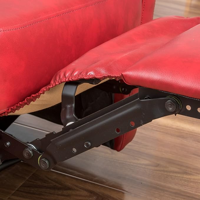 Christopher Knight Home Samedi PU Recliner Oxblood Red
