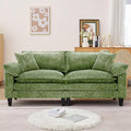 83 Loveseat SofaCloud Couch for Living RoomComfy Love Seat with Double Cushion2 PillowsRemovable Cover for Bedroom Apartment and Office