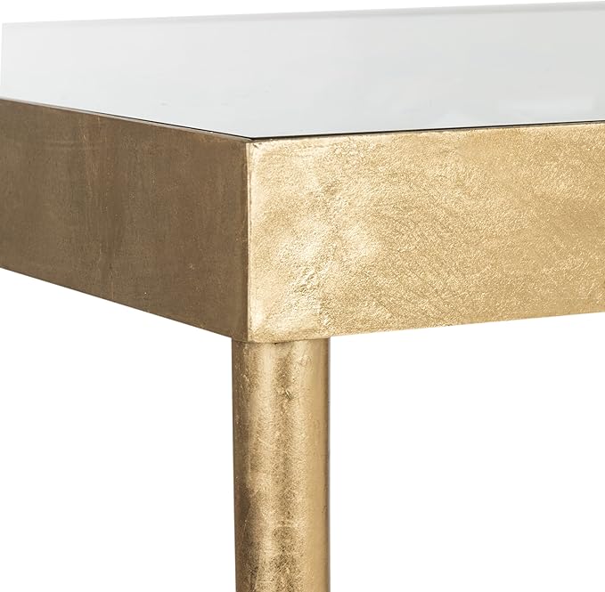 Safavieh FOX2588A Home Collection Rosalia Butterfly Desk Antique Gold