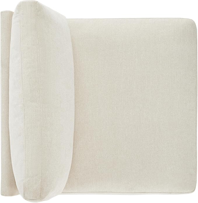 CHITA Modern Down Filled Upholstered Middle Armless Sofa for Sectional Modular Couch Linen