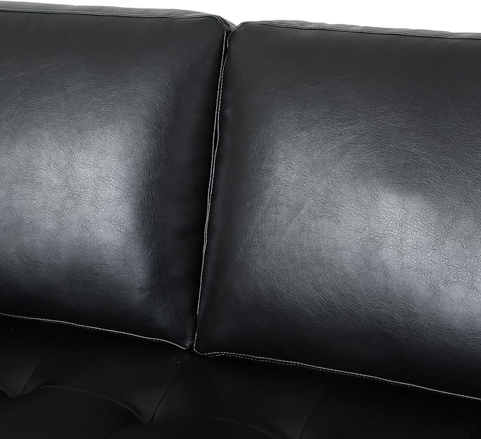 Christopher Knight Home Malinta Sofas Midnight Black + Espresso