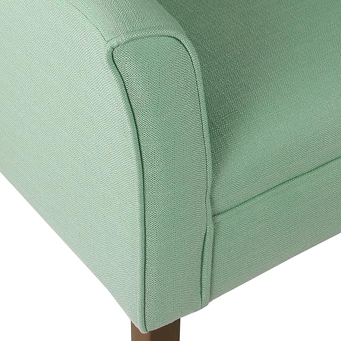 HomePop Modern Barrel Accent Chair Aqua