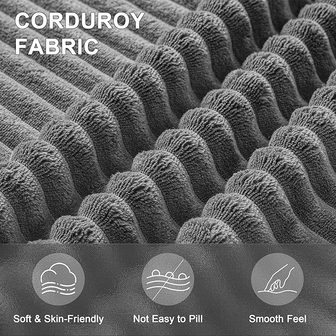 112 Cloud Sectional Couch Boneless Couches for Living Room L Shaped Couch with Convertible Ottoman Modular Sectional Sofa with Deep Seat Comfy Soft Cushions No Assembly Darkgray