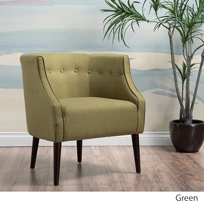 Christopher Knight Home Brandi Fabric Club Chair Green