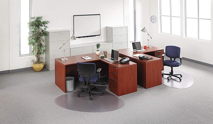 Alera Valencia Series 66 by 30 by 29-1/2-Inch Desk Shell Medium Cherry